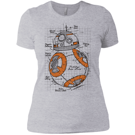 T-Shirts Heather Grey / X-Small BB-8 Plan Women's Premium T-Shirt