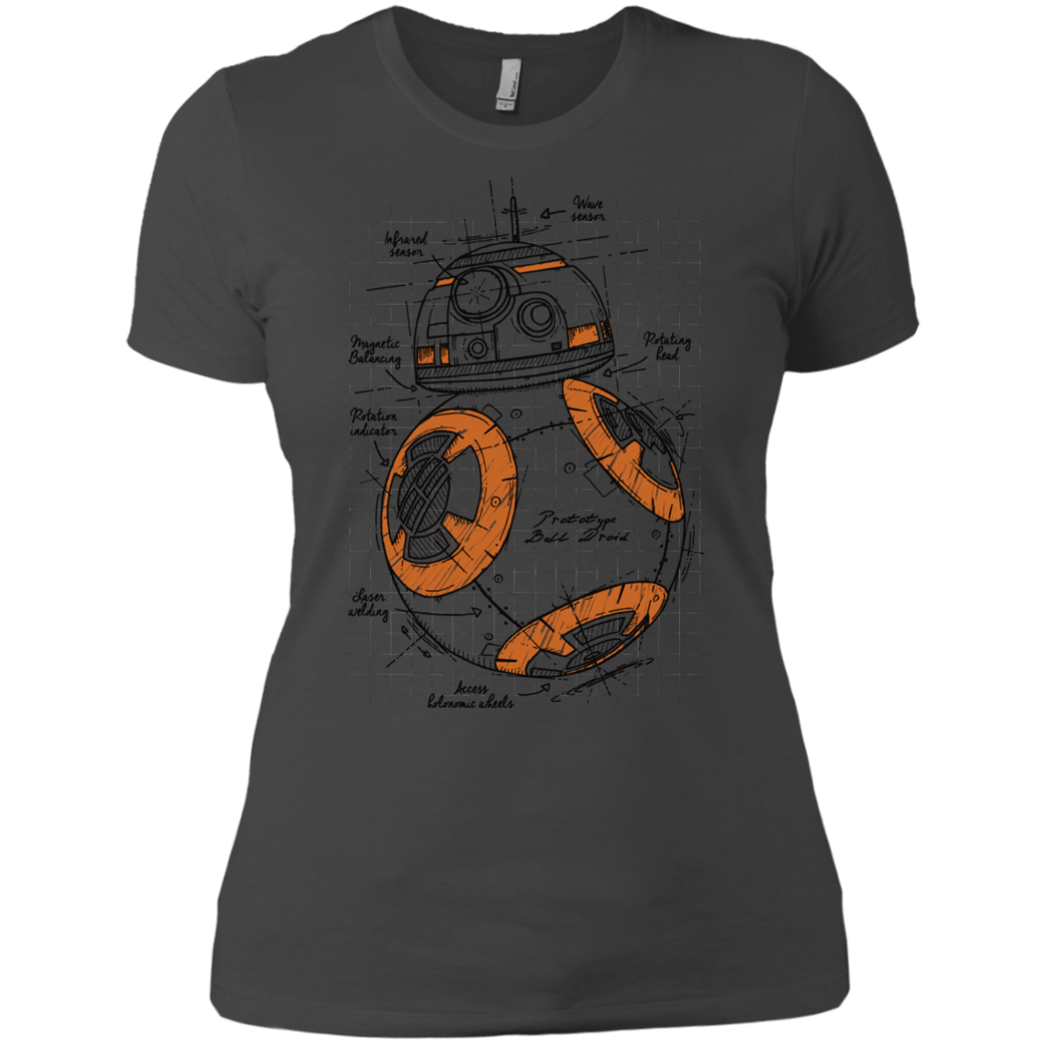 T-Shirts Heavy Metal / X-Small BB-8 Plan Women's Premium T-Shirt
