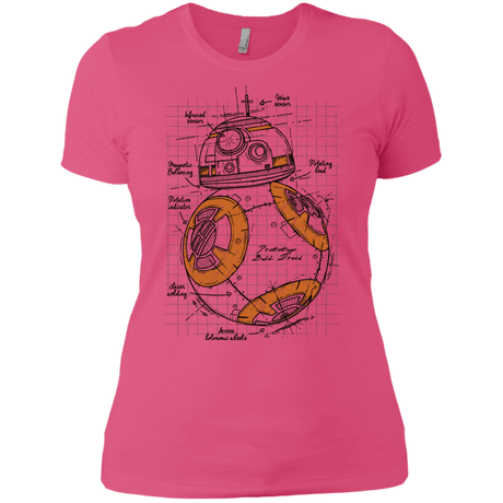 T-Shirts Hot Pink / X-Small BB-8 Plan Women's Premium T-Shirt