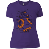 T-Shirts Purple Rush/ / X-Small BB-8 Plan Women's Premium T-Shirt
