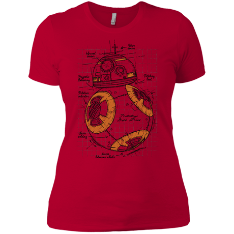 T-Shirts Red / X-Small BB-8 Plan Women's Premium T-Shirt
