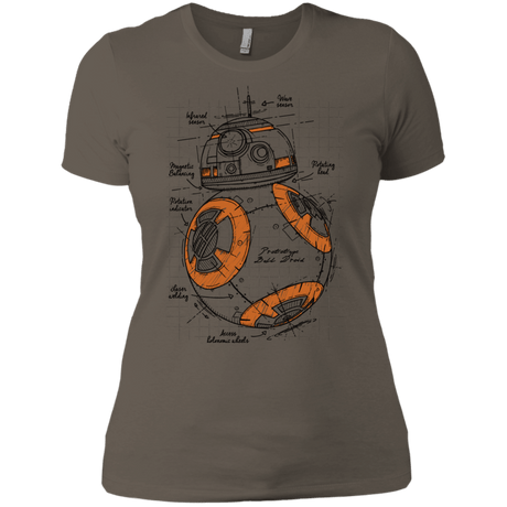 T-Shirts Warm Grey / X-Small BB-8 Plan Women's Premium T-Shirt