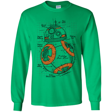 T-Shirts Irish Green / YS BB-8 Plan Youth Long Sleeve T-Shirt