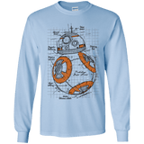 T-Shirts Light Blue / YS BB-8 Plan Youth Long Sleeve T-Shirt