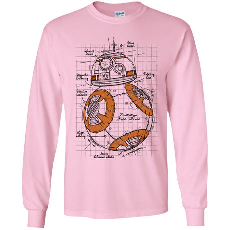 T-Shirts Light Pink / YS BB-8 Plan Youth Long Sleeve T-Shirt