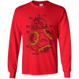T-Shirts Red / YS BB-8 Plan Youth Long Sleeve T-Shirt