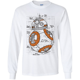 T-Shirts White / YS BB-8 Plan Youth Long Sleeve T-Shirt