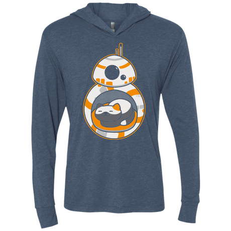 T-Shirts Indigo / X-Small BB Atsume Triblend Long Sleeve Hoodie Tee