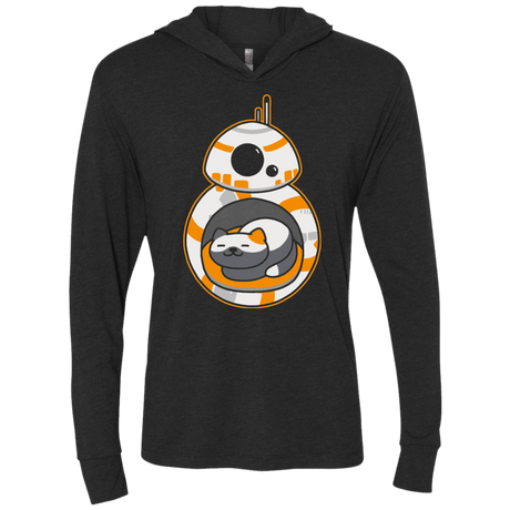 T-Shirts Vintage Black / X-Small BB Atsume Triblend Long Sleeve Hoodie Tee