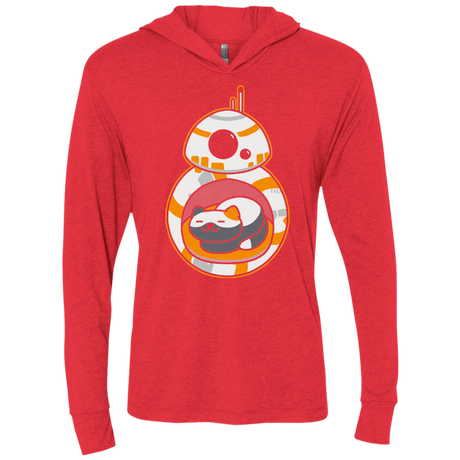 T-Shirts Vintage Red / X-Small BB Atsume Triblend Long Sleeve Hoodie Tee