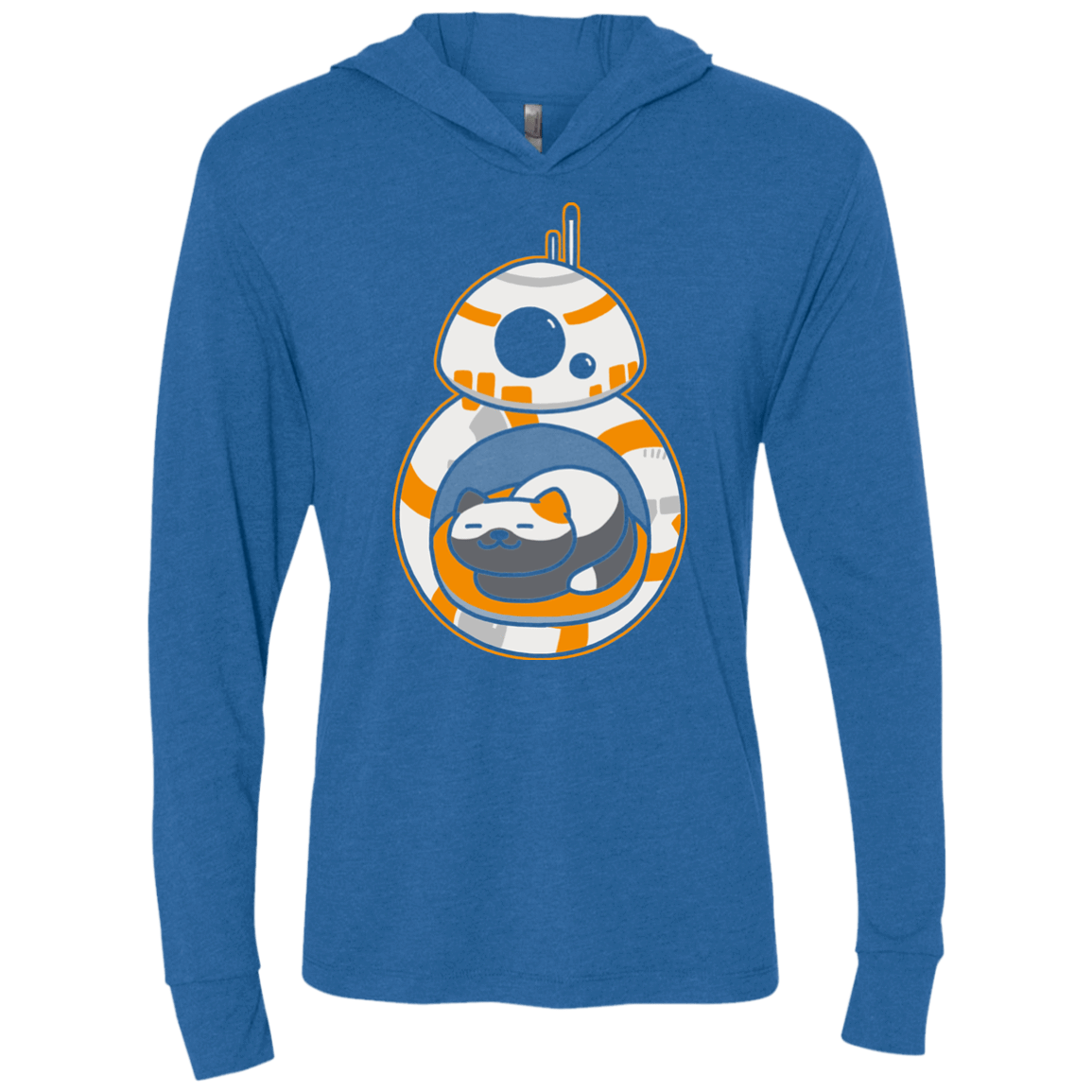 T-Shirts Vintage Royal / X-Small BB Atsume Triblend Long Sleeve Hoodie Tee