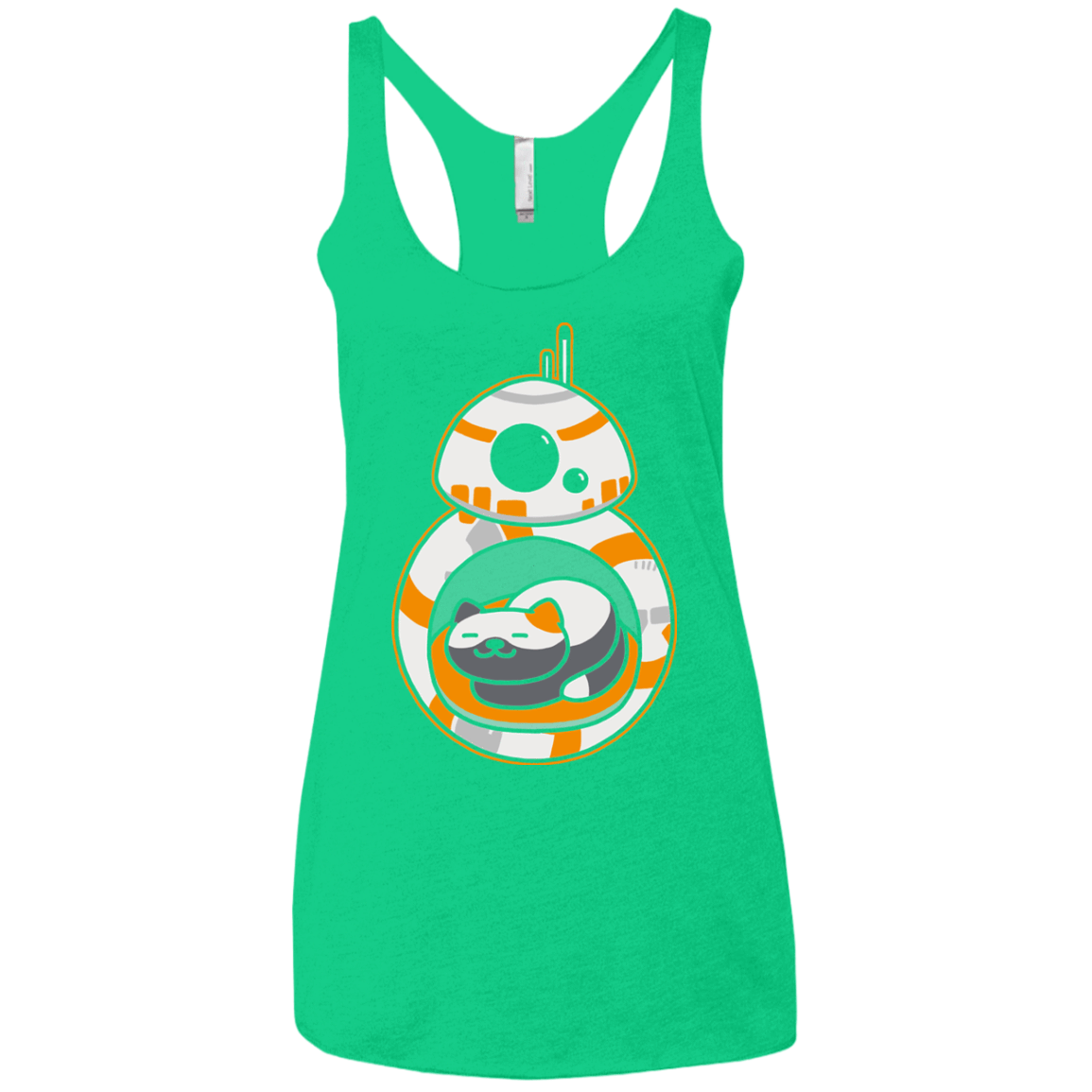 T-Shirts Envy / X-Small BB Atsume Women's Triblend Racerback Tank