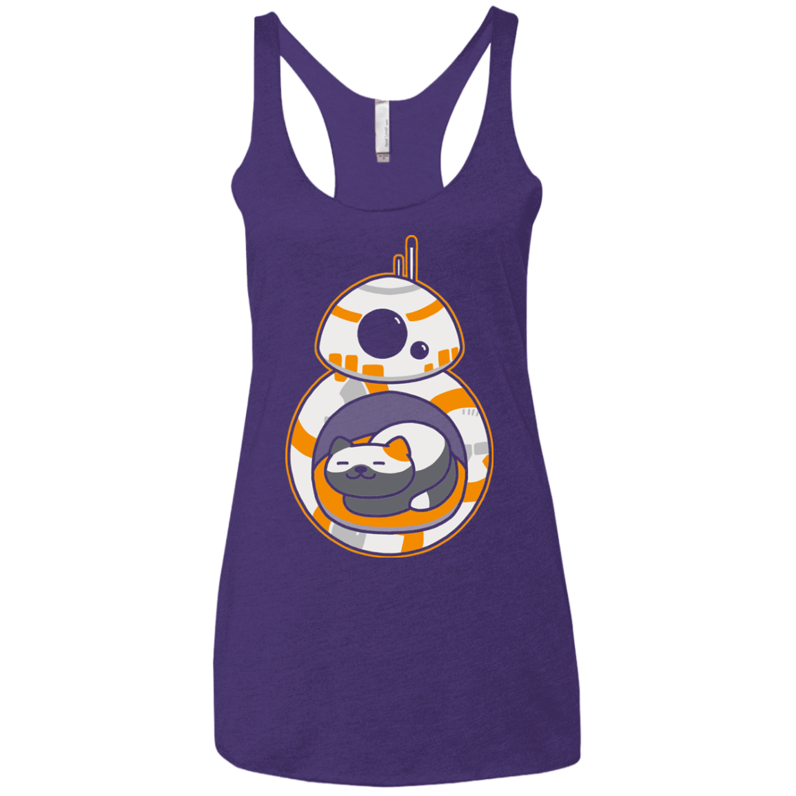T-Shirts Purple / X-Small BB Atsume Women's Triblend Racerback Tank