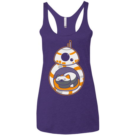T-Shirts Purple / X-Small BB Atsume Women's Triblend Racerback Tank