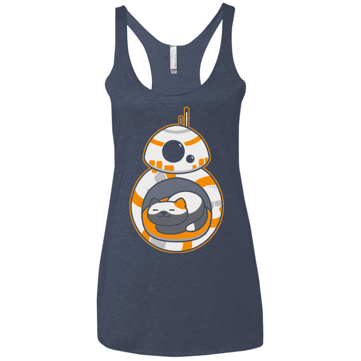 T-Shirts Vintage Navy / X-Small BB Atsume Women's Triblend Racerback Tank