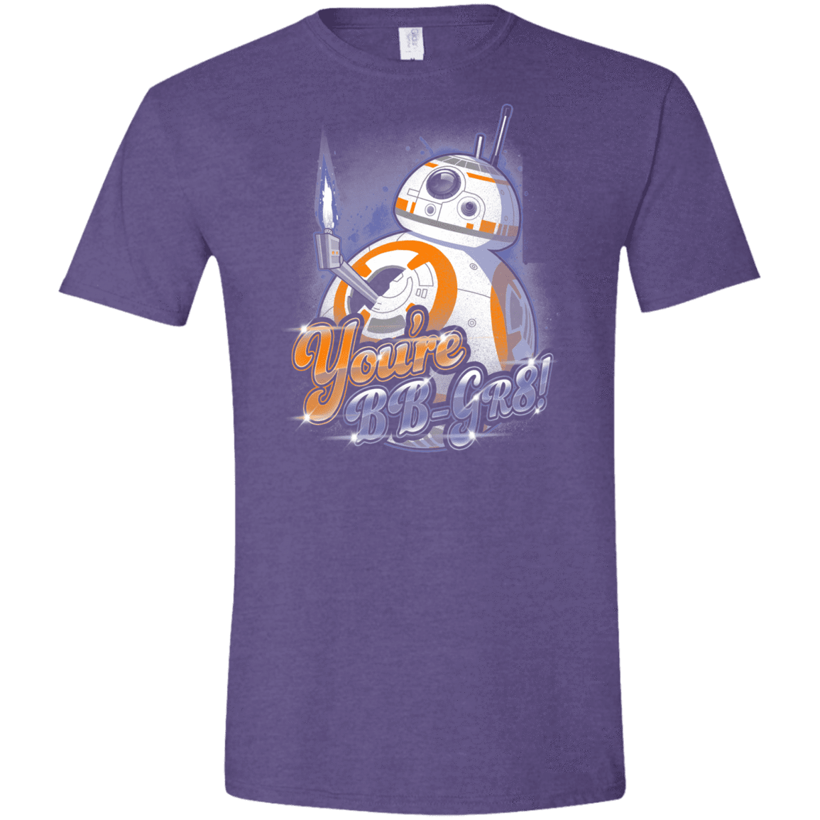 T-Shirts Heather Purple / S BB Great Men's Semi-Fitted Softstyle