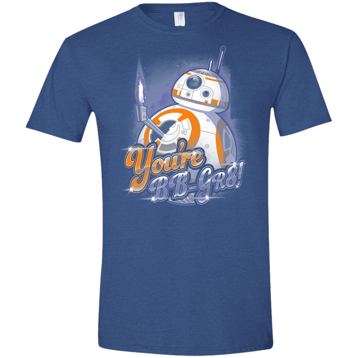 T-Shirts Heather Royal / X-Small BB Great Men's Semi-Fitted Softstyle