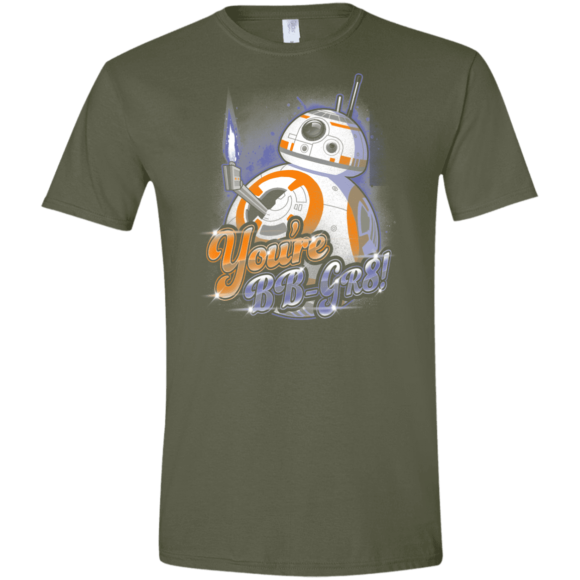 T-Shirts Military Green / S BB Great Men's Semi-Fitted Softstyle