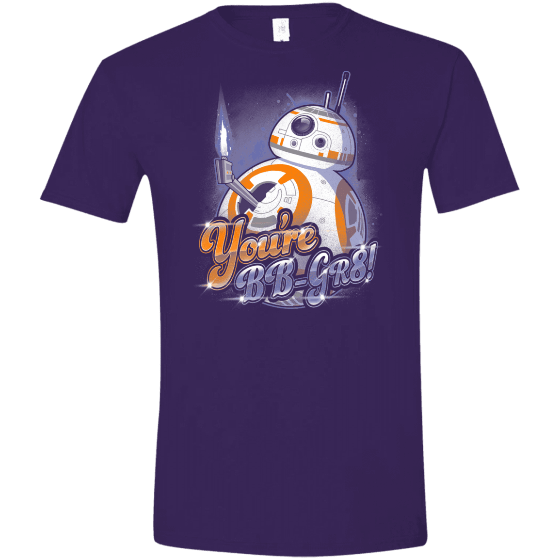 T-Shirts Purple / S BB Great Men's Semi-Fitted Softstyle