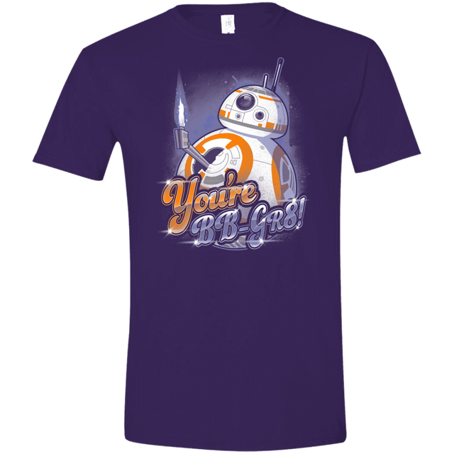 T-Shirts Purple / S BB Great Men's Semi-Fitted Softstyle