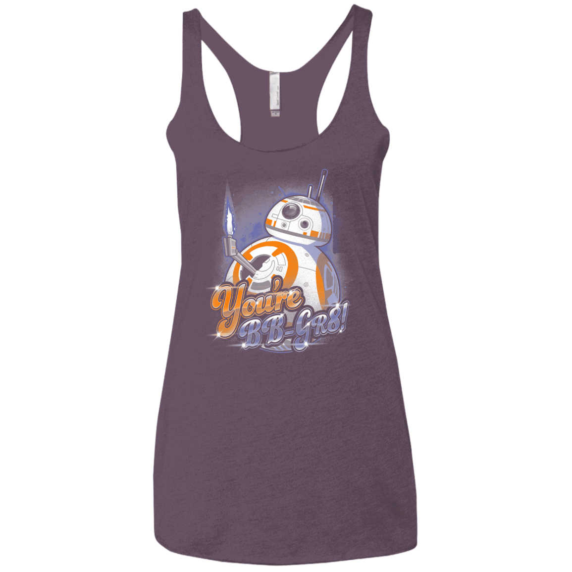 T-Shirts Vintage Purple / X-Small BB Great Women's Triblend Racerback Tank