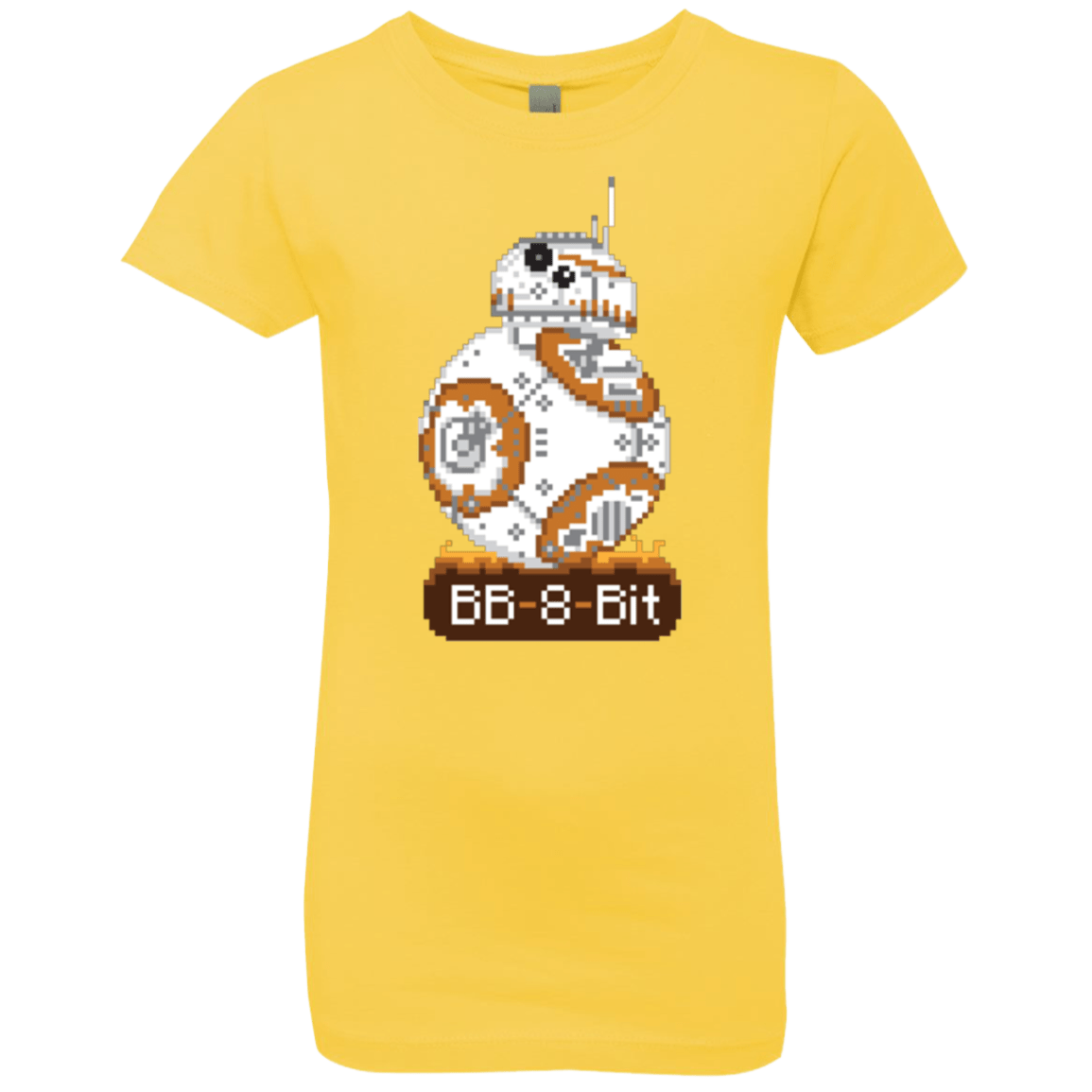 T-Shirts Vibrant Yellow / YXS BB8Bit Girls Premium T-Shirt