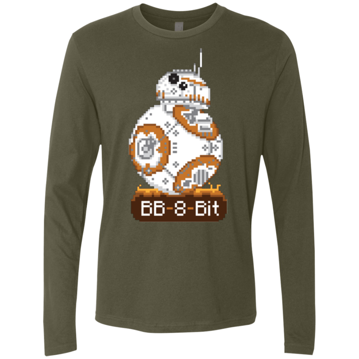 T-Shirts Military Green / Small BB8Bit Men's Premium Long Sleeve