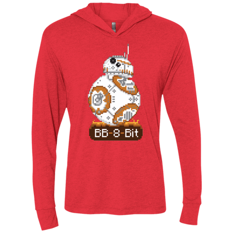 T-Shirts Vintage Red / X-Small BB8Bit Triblend Long Sleeve Hoodie Tee
