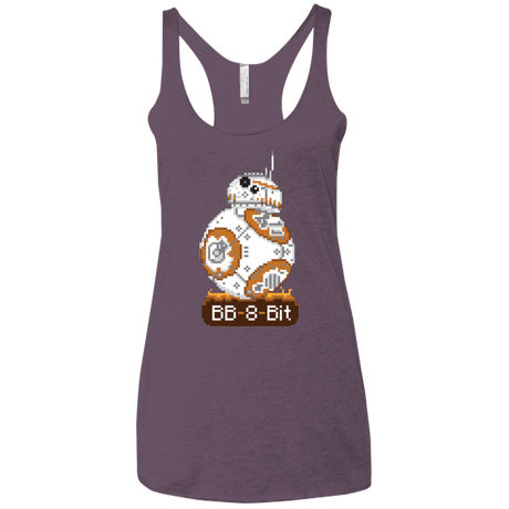 T-Shirts Vintage Purple / X-Small BB8Bit Women's Triblend Racerback Tank