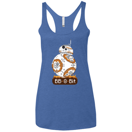 T-Shirts Vintage Royal / X-Small BB8Bit Women's Triblend Racerback Tank