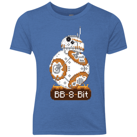 T-Shirts Vintage Royal / YXS BB8Bit Youth Triblend T-Shirt