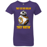 T-Shirts Purple Rush / YXS BB8TSMR Girls Premium T-Shirt