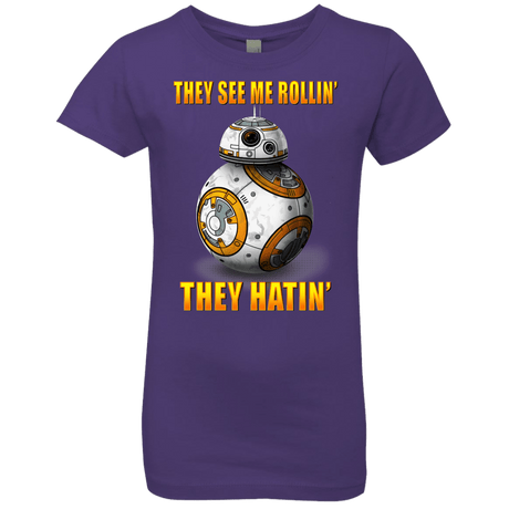 T-Shirts Purple Rush / YXS BB8TSMR Girls Premium T-Shirt