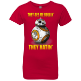 T-Shirts Red / YXS BB8TSMR Girls Premium T-Shirt