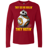 T-Shirts Cardinal / Small BB8TSMR Men's Premium Long Sleeve