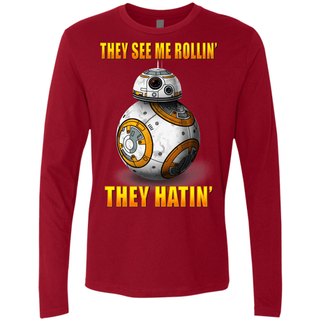 T-Shirts Cardinal / Small BB8TSMR Men's Premium Long Sleeve