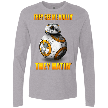 T-Shirts Heather Grey / Small BB8TSMR Men's Premium Long Sleeve