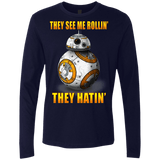 T-Shirts Midnight Navy / Small BB8TSMR Men's Premium Long Sleeve