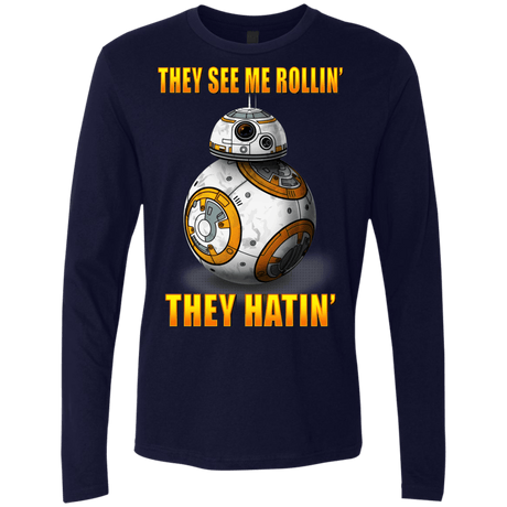 T-Shirts Midnight Navy / Small BB8TSMR Men's Premium Long Sleeve