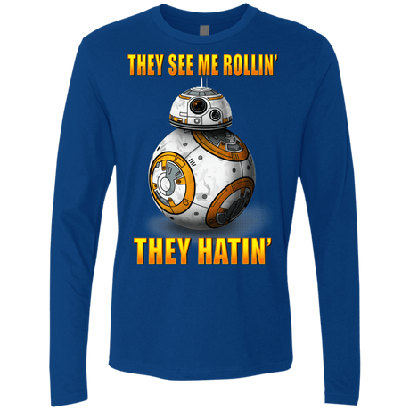 T-Shirts Royal / Small BB8TSMR Men's Premium Long Sleeve
