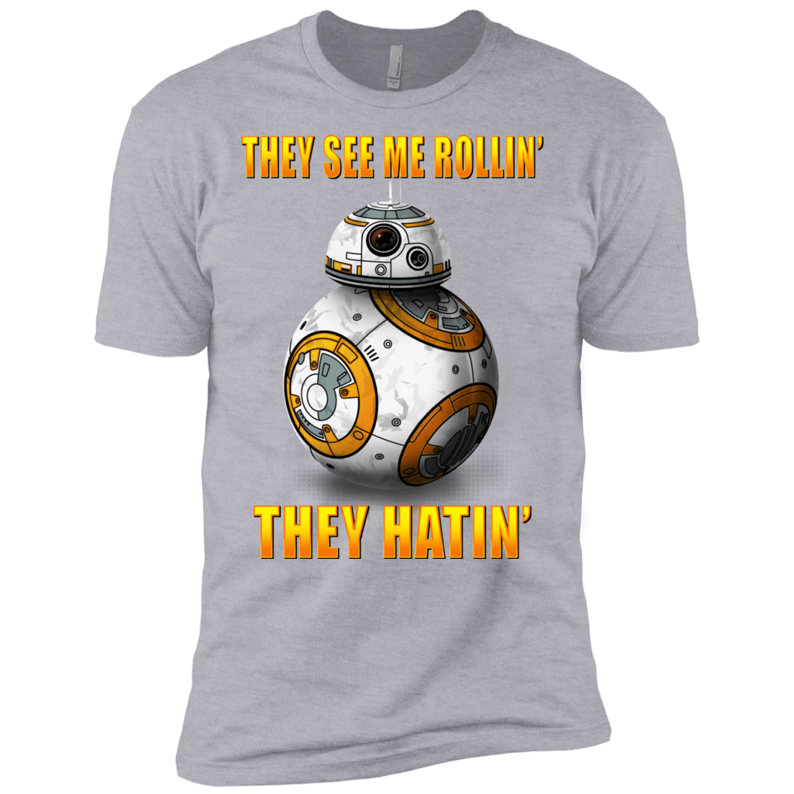 T-Shirts Heather Grey / X-Small BB8TSMR Men's Premium T-Shirt