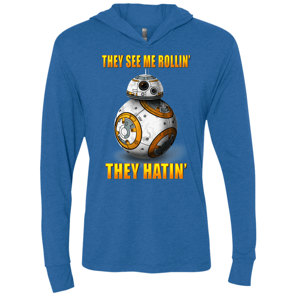 T-Shirts Vintage Royal / X-Small BB8TSMR Triblend Long Sleeve Hoodie Tee
