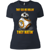 T-Shirts Indigo / X-Small BB8TSMR Women's Premium T-Shirt