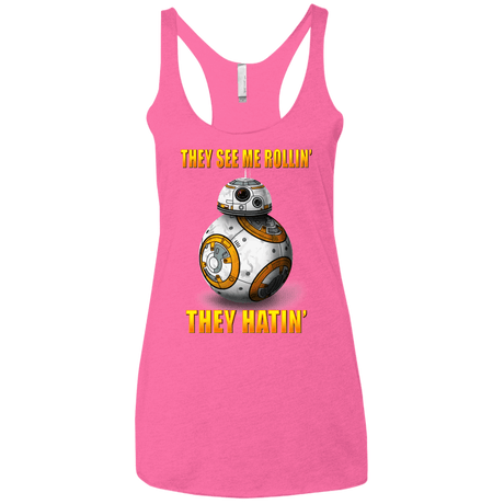 T-Shirts Vintage Pink / X-Small BB8TSMR Women's Triblend Racerback Tank