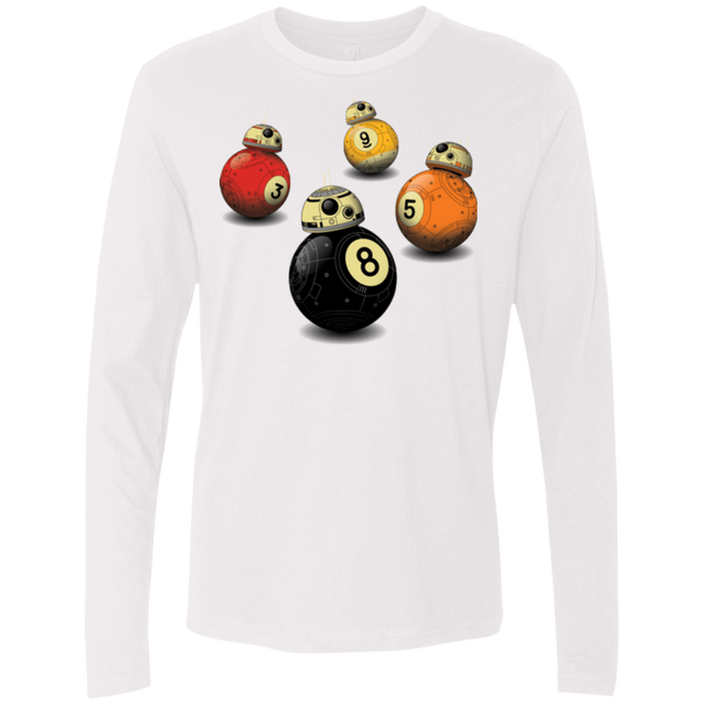T-Shirts White / Small BB9 Ball Men's Premium Long Sleeve
