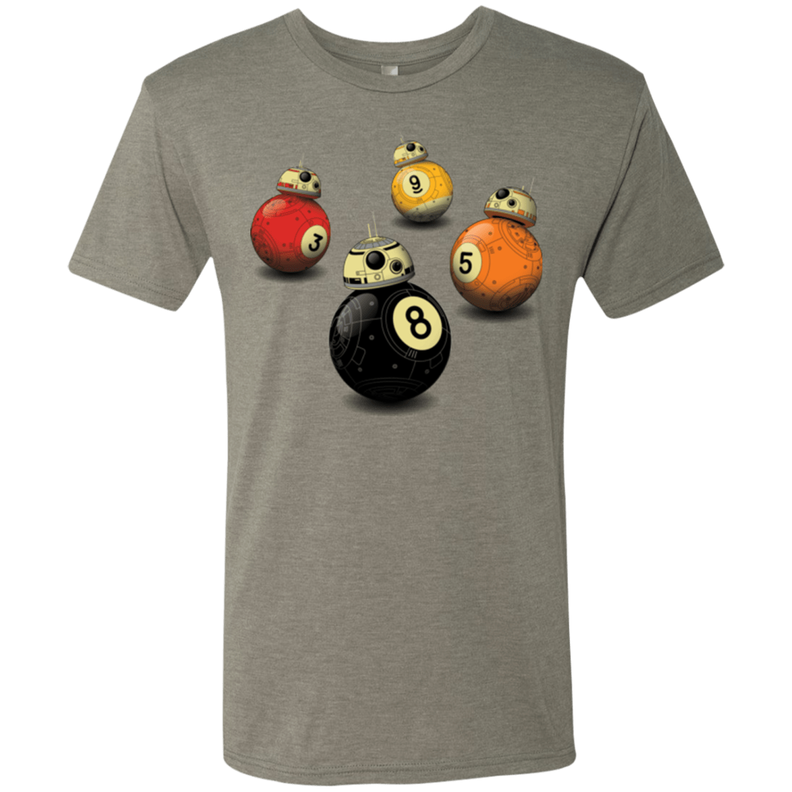 T-Shirts Venetian Grey / Small BB9 Ball Men's Triblend T-Shirt