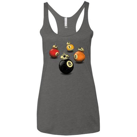 T-Shirts Premium Heather / X-Small BB9 Ball Women's Triblend Racerback Tank