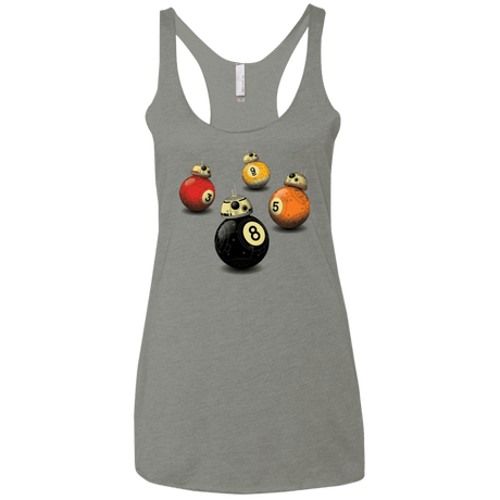 T-Shirts Venetian Grey / X-Small BB9 Ball Women's Triblend Racerback Tank