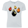 T-Shirts Heather White / YXS BB9 Ball Youth Triblend T-Shirt