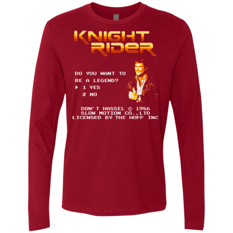 T-Shirts Cardinal / Small Be a legend Men's Premium Long Sleeve